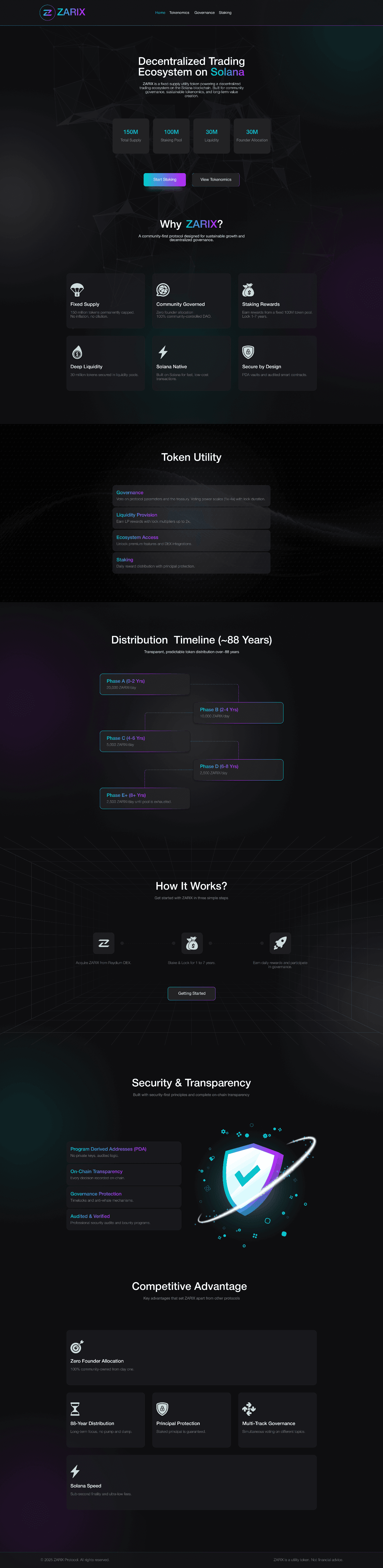 ZARIX Protocol project by Coders & Co